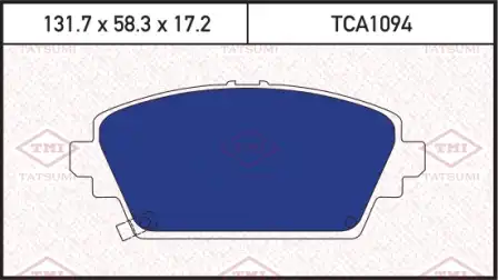 TATSUMI tca1094 - колодки дисковые перед.