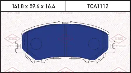 TATSUMI tca1112 - колодки дисковые перед.