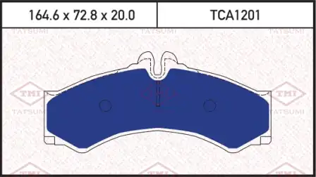 TATSUMI tca1201 - колодки дисковые передние