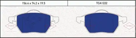 TATSUMI tca1222 - колодки дисковые перед.