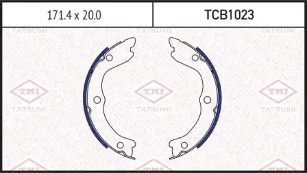 TATSUMI tcb1023 - колодки барабанные