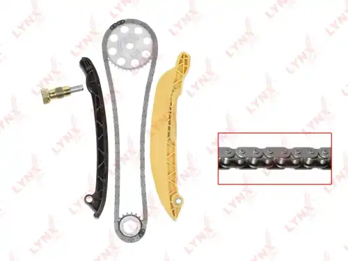 LYNXAUTO tk0202 - рем.к-кт цепи ГРМ! c звездочками\ Ford Ka/Fiesta 1.3/1.6 01>