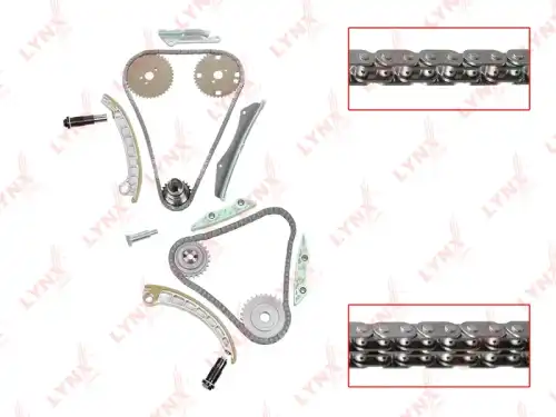 LYNXAUTO tk0214 - рем.к-кт цепи ГРМ