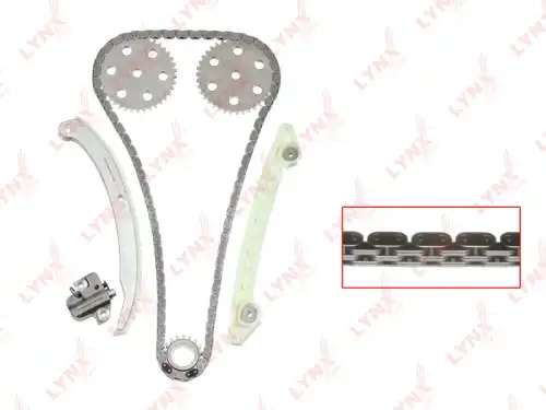 LYNXAUTO tk0220 - рем.к-кт цепи ГРМ! c звездочками\ Ford Focus 2.0 04>