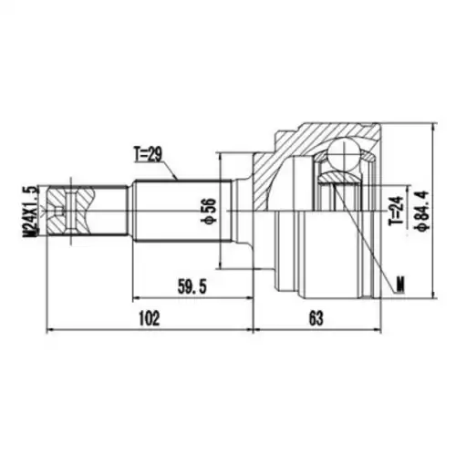 ZIKMAR z87102r - Зикмар_Шрус Наружный