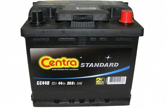 Аккумулятор Centra Standard CC440 (44 А/ч), 360A R+ CC440