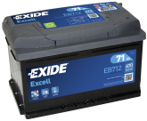 Аккумулятор Exide Excell EB712 (71 A/h), 670A R+