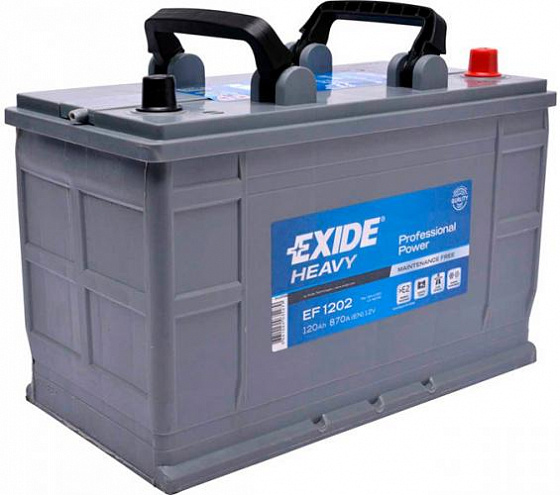 Аккумулятор Exide Professional Power EF1202 (120 A/h), 870A R+ EF1202