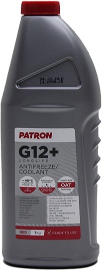 Антифриз Patron G12+ Red / PCF2001 (1кг) PCF2001