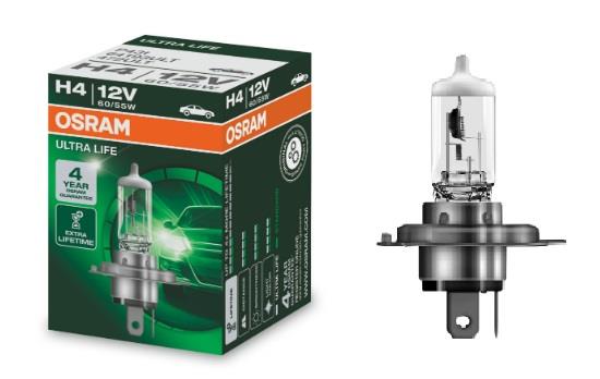 Лампа галогенная Osram Ultra Life H4 12V 60/55W (64193ULT) Osram 64193ULT