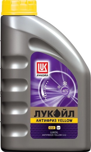Антифриз Лукойл G12 Yellow / 227373 (1кг)