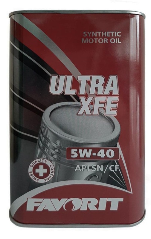 Моторное масло FAVORIT ULTRA XFE 5W-40, 1л Metal