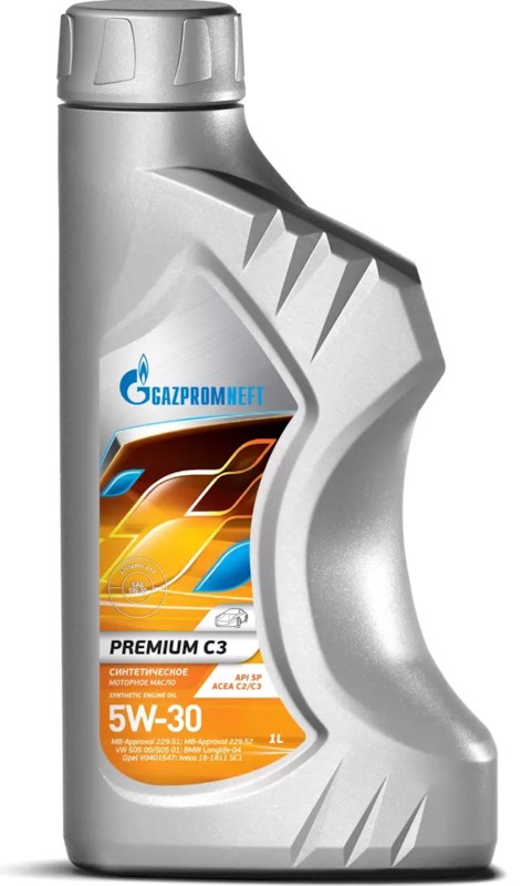 Моторное масло Gazpromneft Premium A5B5 5W-30, 1л