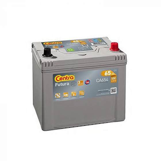 Аккумулятор Centra Futura CA654 (65 A/h), 580А R+